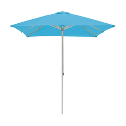 Alu-Sonnenschirm quadratisch ohne Schirmständer