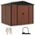 Outsunny Gerätehaus 4,4 m2 2,40 x 2,06 m Teak
