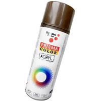 Lackspray Acryl Sprühlack Prisma Color RAL, Farbwahl, glänzend, matt, 400ml, Schuller Lackspray:Nussbraun RAL 8011