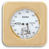 TFA Analoges Sauna-Thermo-Hygrometer Weiß 40.1007