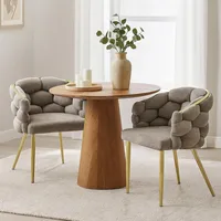 Hti-Living Esszimmerstuhl Alsen Gold / Braun