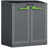 Kis Kunststoffschrank "Moby recycling", 1 Stück, anthrazit grau, 9961200 0708 02