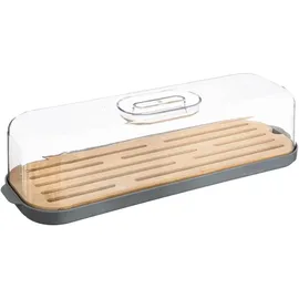 5 five simply smart 5five - baguette-box "fresh eat" grau