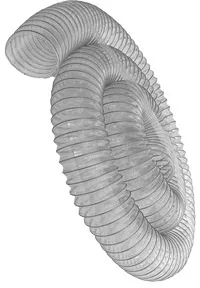 Preisvergleich Produktbild Absaugschlauch 60mm Länge 7,5m - Spiralschlauch für Absauganlagen