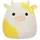Squishmallows Gelb-weiße Kuh Bodie