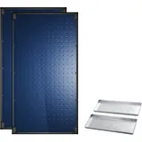 Bosch Solaranlage SO744, Flachdach mit Beschwerungswannen