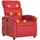 vidaXL Massagesessel mit Vibrationsfunktion Kunstleder 92 x 99,5 x 0 cm Rot