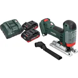 Metabo Metabo, STA 18 LTX 100 Akku Stichsäge, 18 V 100 mm Brushless + 2x LiHD Akku 4,0 Ah + Ladegerät