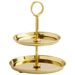 Etagere Glamour Goldfarben