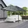 Juskys Carport 5 x 3 m mit Bogendach