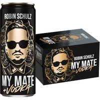 Robin Schulz x My Mate + Vodka (12 x 330 ml Dose), koffeinhaltig, erfrischende Mate + Vodka, Mate-Drink