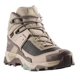 Salomon X Ultra 5 Mid GTX Damen Iron / Desert Tan / Green Milieu 42