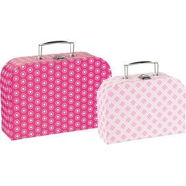 GoKi 60717 Koffer mit rosa Muster