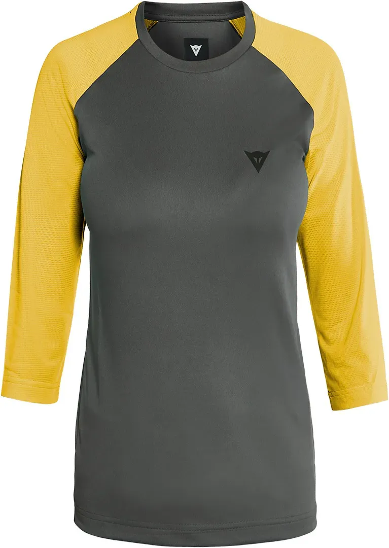 Dainese High Gravity Bondi Damesfiets Jersey, grijs-geel, S Voorvrouw