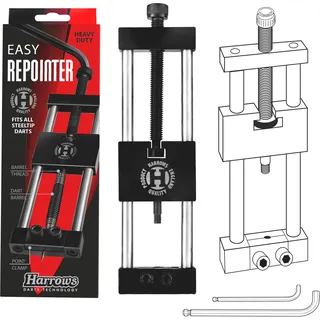 Harrows Darts Repointing Tool | Werkzeug zum Entfernen von Dartspitzen | Dartzubehör für Dartspitzen, Dartflights, Dartschäfte, Dartschäfte I Professionelles Dartzubehör