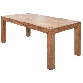 Riess-Ambiente Massivholz Esstisch MAKASSAR 160cm Sheesham Tisch einzigartige Maserung Holztisch Küchentisch Konferenztisch