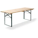 FEROS Klapptisch 220 x 80 x 78 cm grün