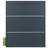 Mocavi Box 141 anthrazit-grau inkl. Zeitungsrolle