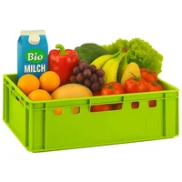 Buri Fleischkiste E2 hellgrün Lagerkiste Eurobox lebensmittelecht stapelbar E2