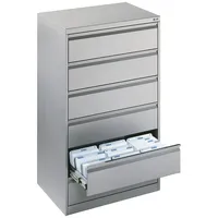 C+P Acurado Karteischrank 6 Schübe 40 x 30 x 100 grau