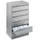 C+P Acurado Karteischrank 6 Schübe 40 x 30 x 100 grau