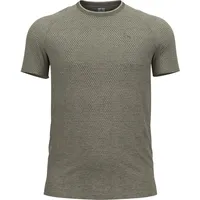Odlo Crew Essential Seamless Kurzarm-t-shirt - vetiver melange -