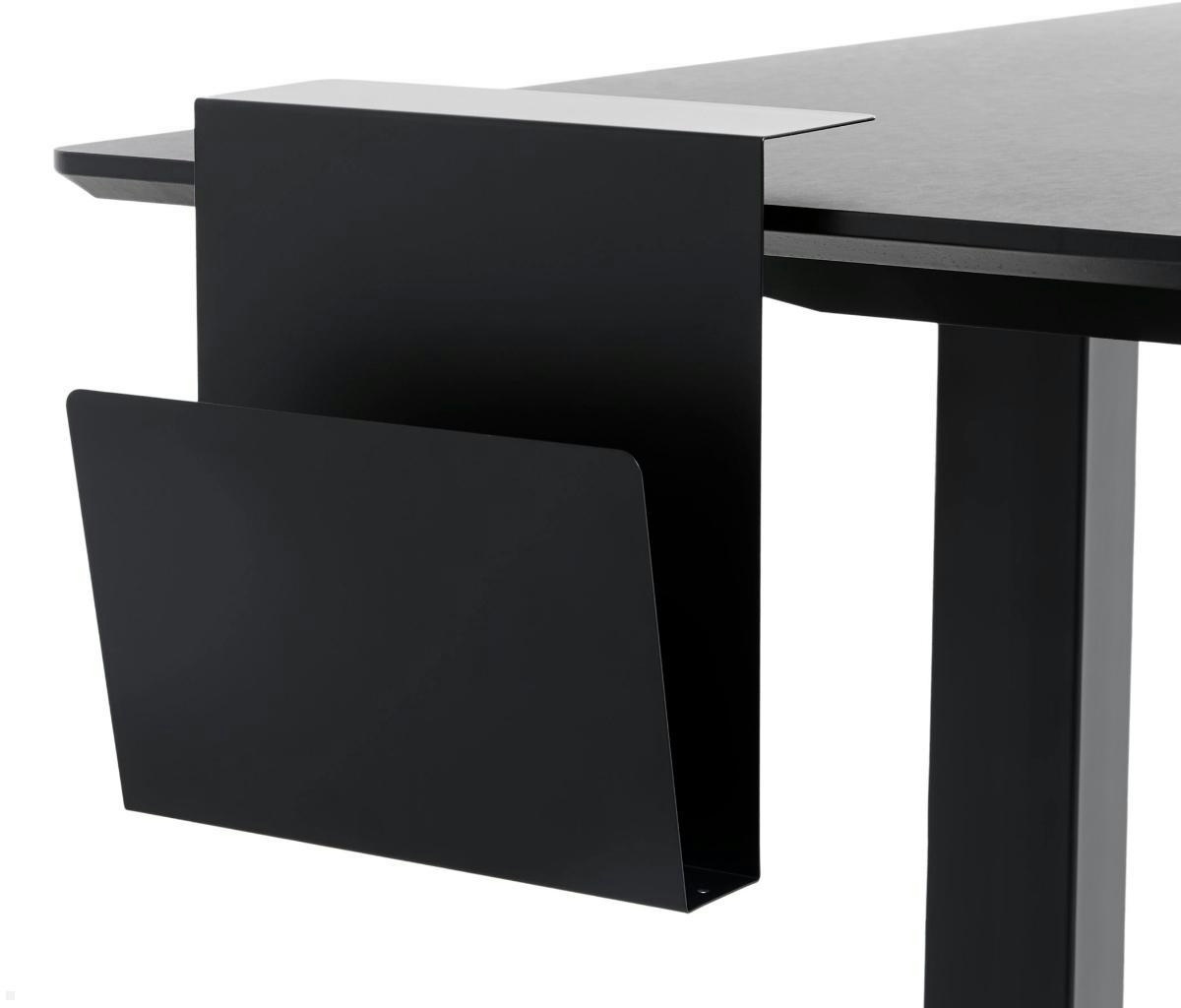 APTO Book Shelf Schreibtisch Zeitschriftenhalter/Laptophalter mit Tischklemme, schwarz