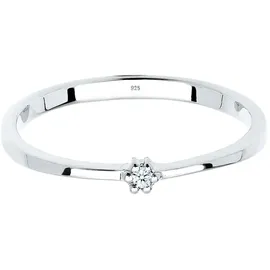 Diamore Elli DIAMONDS Ring Damen Verlobungsring mit Diamant in 925 Sterling Silber