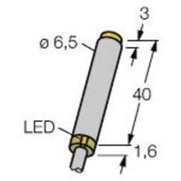 Turck Sensor nicht bündig NPN, Schließer NI3-EH6,5-AN6X