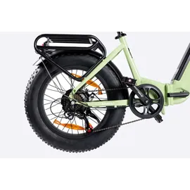 Touroll E-Bike Klapprad Elektrofahrrad mit 20 Zoll Fat Tire, 48V 15Ah Abnehmbarer für Lange Reichweite bis zu 120 km, 7 Gang Getriebe mit Mehrfache Dämpfung,Reichweite Max 90km 7-Gang-All-Terrain Ebike Herren für MTB, Strand & Schnee