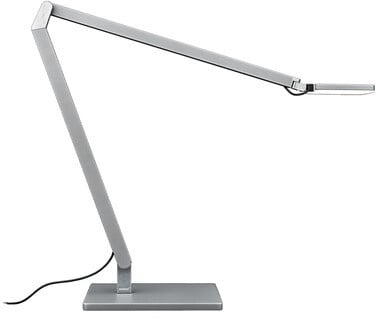 LED-Tischleuchte Roxxane Home Nimbus Group silber, Designer Rupert Kopp, 53.7x20.8x62 cm