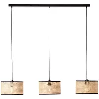Brilliant Wiley 3-flg. 93 cm schwarz/holzfarbend