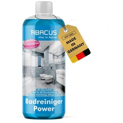 ABACUS Badreiniger Power Konzentrat Sanitärreiniger Bad Reinigungsmittel Badreiniger (Effektiv gegen Kalkflecken, [- Extrem Kraftvoll mit Abperleffekt)