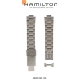 Hamilton Metall Khaki Field Mechanic Band-set Edelstahl H695.693.100 - silber