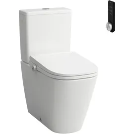 Laufen Cleanet Meda Stand-Dusch-WC mit WC-Sitz Weiß