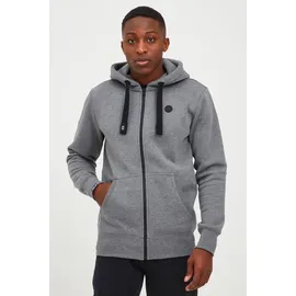 !Solid Kapuzensweatjacke SOLID grau XXL