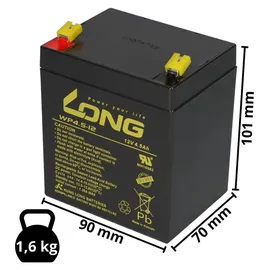 KungLong Blei Akku 12V 4500 mAh 1 St.