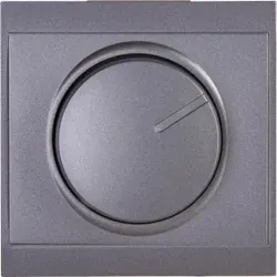 Kopp 843015083 MALTA - Kombigerät - Druck-Wechselschalter, Dimmer, für LED, Glühlampen, Halogenlampen, Farbe: anthrazit