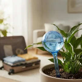 Relaxdays Bewässerungskugel blau