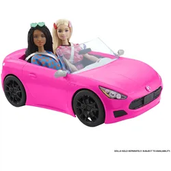 Barbie Auto Cabrio (pink), Puppenauto, Zubehör