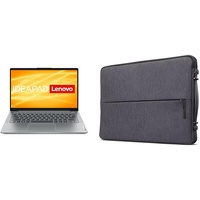 Lenovo IdeaPad Slim 3i Laptop | 14" Full HD Display | Intel Core i5-12450H | 16GB RAM | 512GB SSD grau | 3 Monate Premium Care & [Tasche] 14 Zoll Laptop Urban Sleeve Case