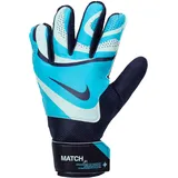 Nike Kinder Match - Ho23 Handschuhe, Blue Fury/Glacier Blue/Blacken, XXS