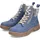 Rieker Schnürstiefel Damen Blau 42