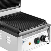 Royal Catering Kontaktgrill - 1.800 W geriffelt