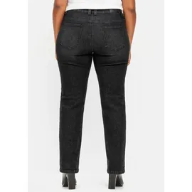 sheego Stretch-Jeans in black denim | Gr.: 58