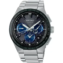 Seiko Astron GPS Solar Dual Time SSH119J1 - blau,schwarz - 43,10mm