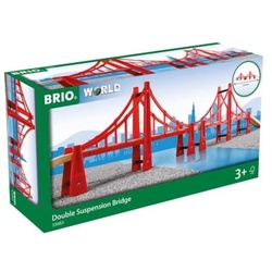 BRIO® Spielzeugeisenbahn-Brücke »Brio World Eisenbahn Brücke Hängebrücke 5 Teile 33683«