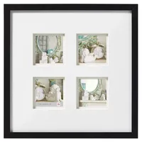Walther design Bilderrahmen schwarz 40 x 40 cm mit