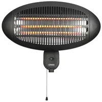 LIVOO Terrassenheizung, Heizstrahler, Schwarz