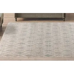 Kayoom Teppich »Gene 425«, rechteckig, 8 mm Höhe Kayoom beige, blau B: 120 cm   1 St.